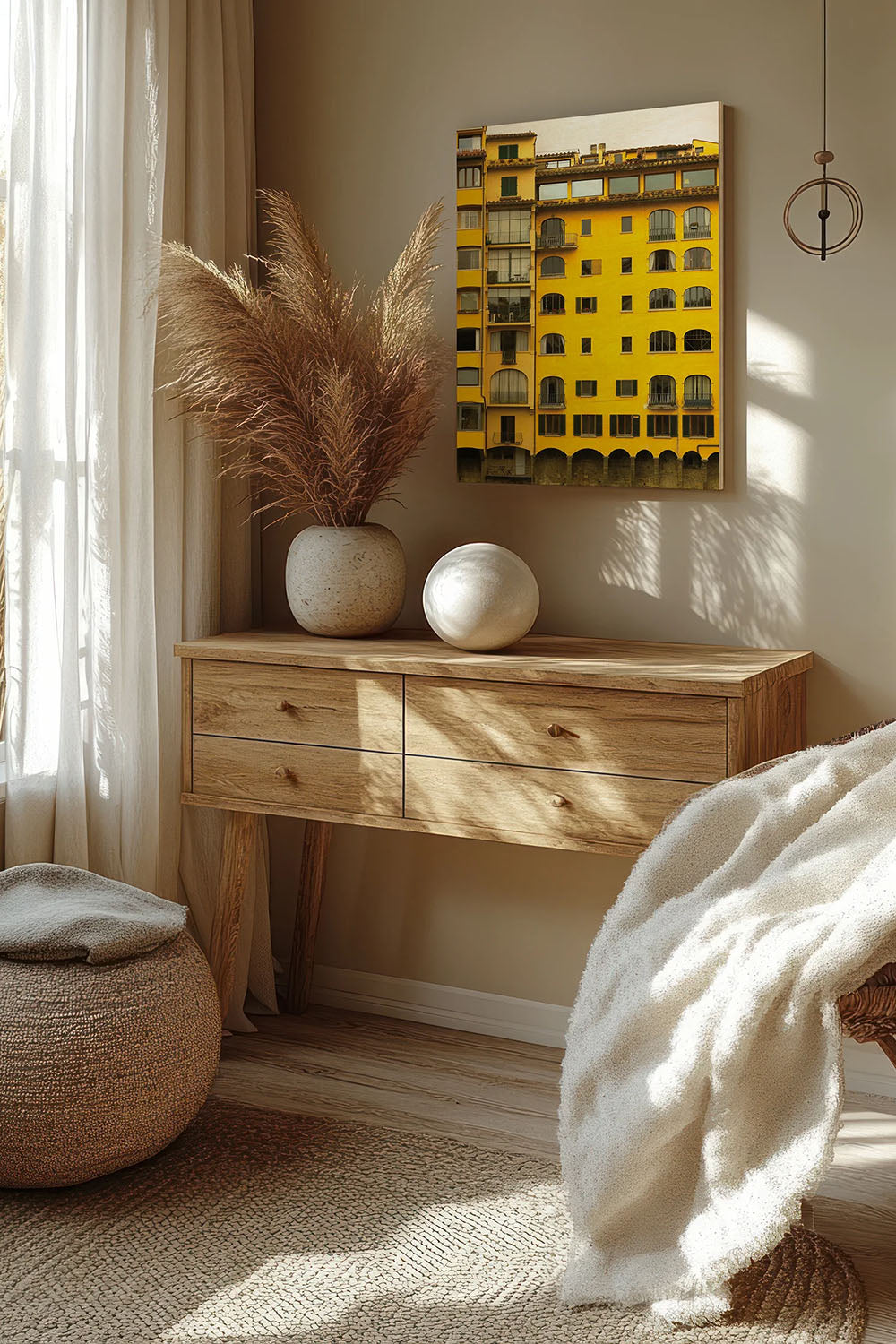 Florence Yellow Print - Oakavia