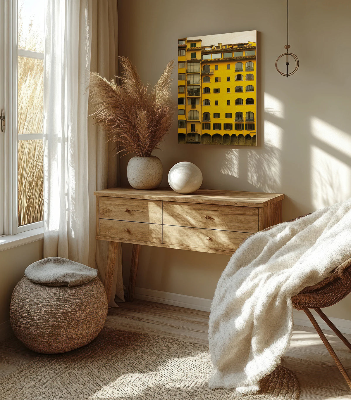 Florence Yellow Print - Oakavia