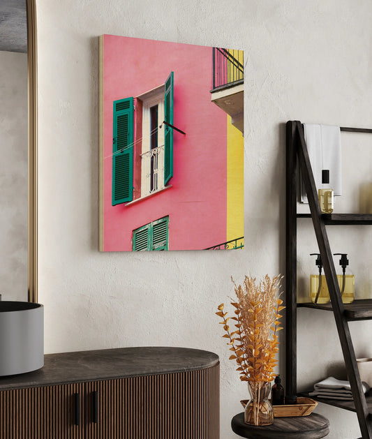 Cinque Terre Pink Print - Oakavia