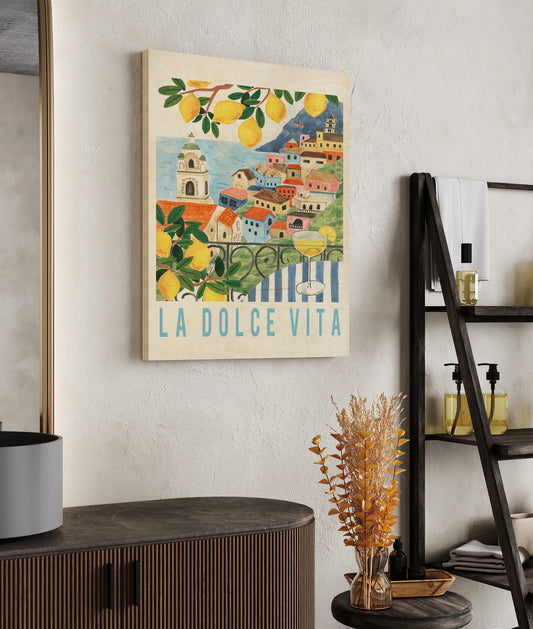 Mediterranean View Crop I Print - Oakavia