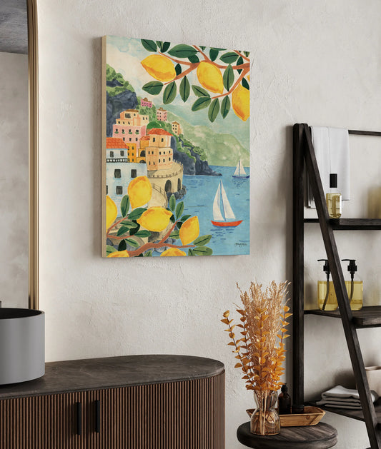 Mediterranean View Crop II Print - Oakavia