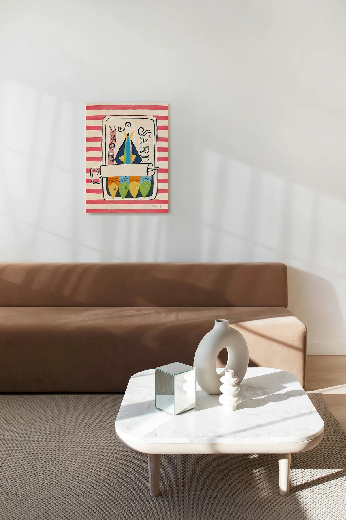 Sardine Tin II Red Print - Oakavia