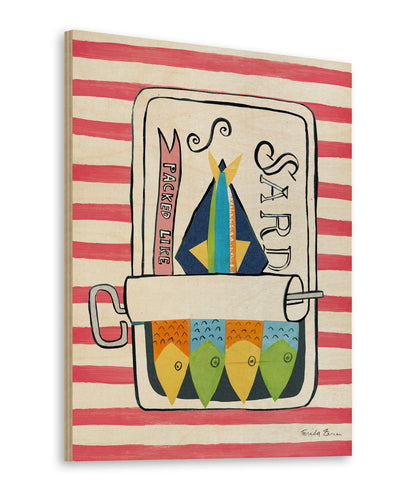 Sardine Tin II Red Print - Oakavia