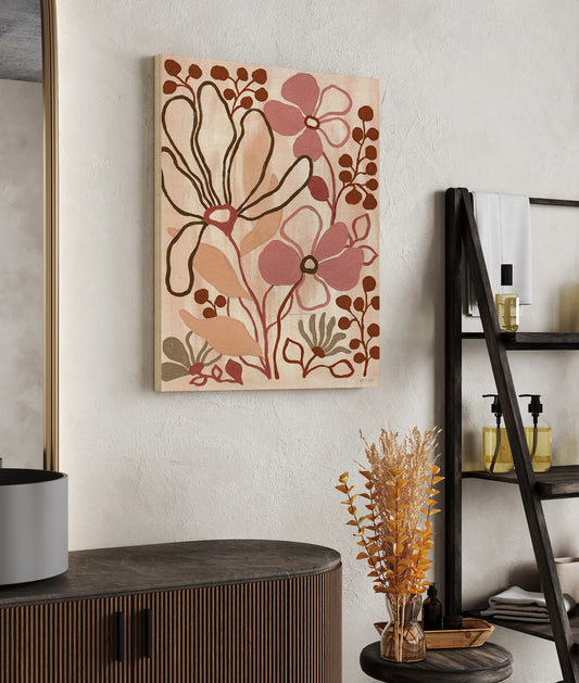 Linear Blooms II Print - Oakavia