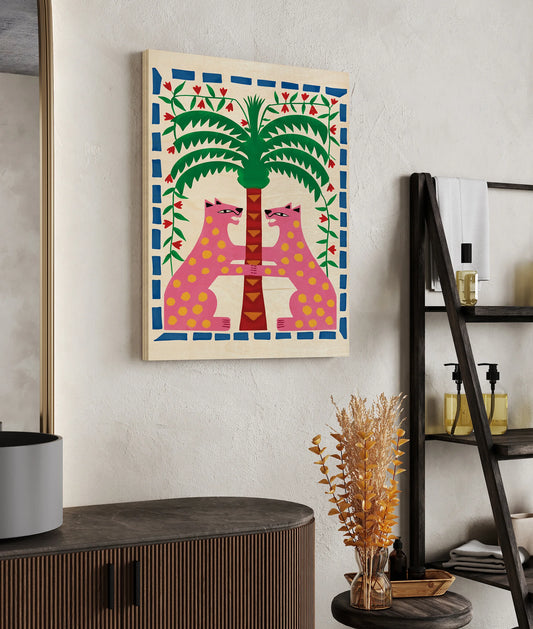 Whispering Palm Print - Oakavia