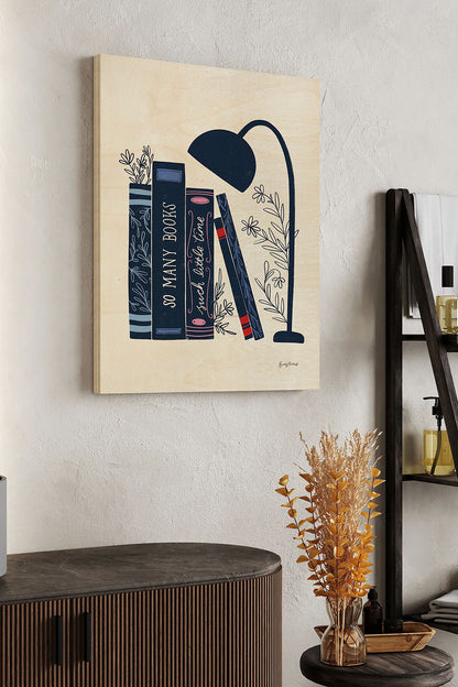 Bookish Blue I Print - Oakavia