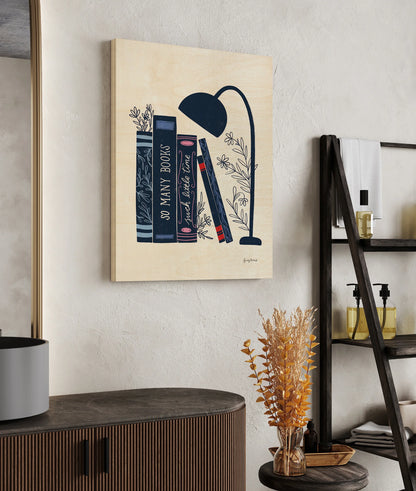 Bookish Blue I Print - Oakavia