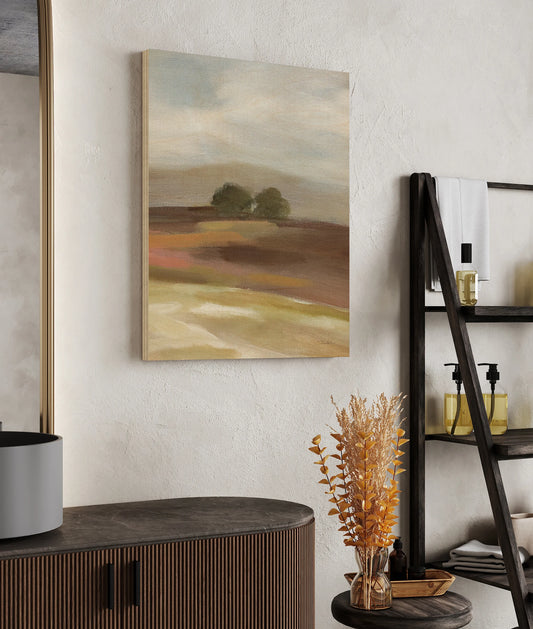 Wide Fields Triptych III Print - Oakavia