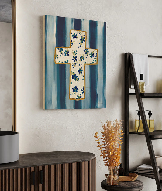 Floral Cross II Print - Oakavia