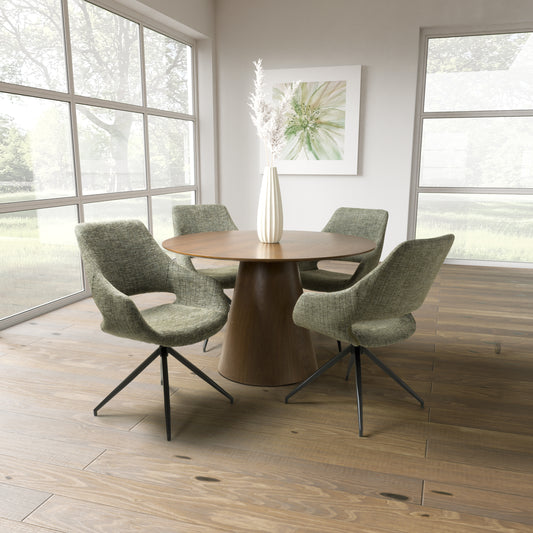 Claremont 1.2m Round Natural Dining Table