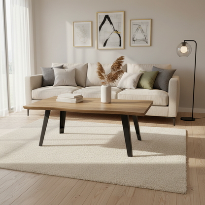 Nassau Natural Curved Coffee Table