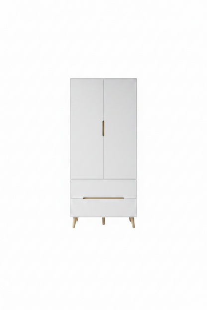 Alicia 2 Door Wardrobe White