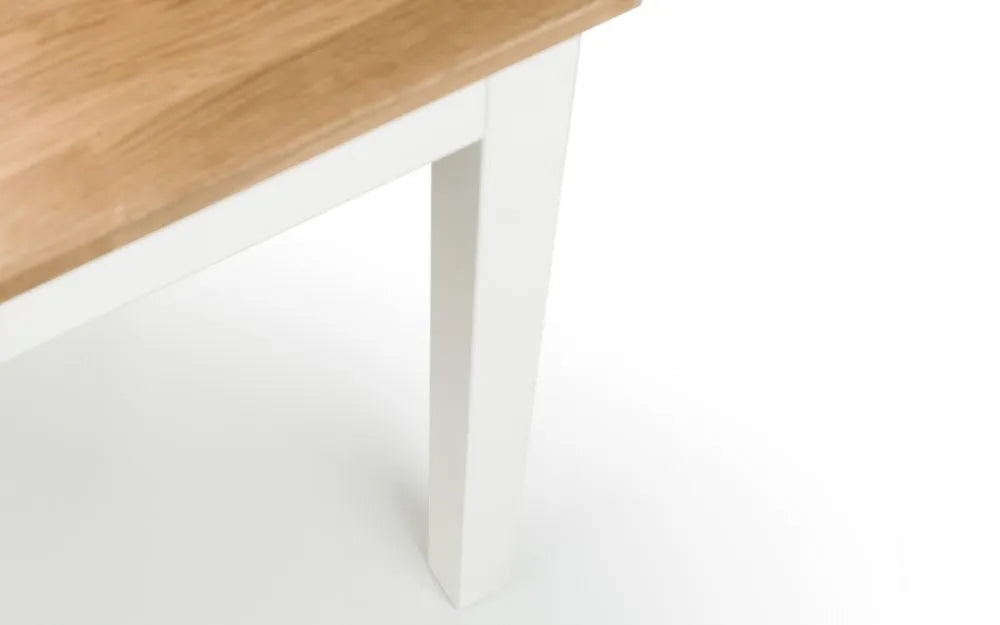 COXMOOR RECTANGULAR DINING TABLE - IVORY & OAK Julian Bowen