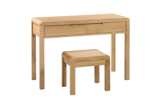 Curve 2 Drawer Dressing Table & Stool Julian Bowen