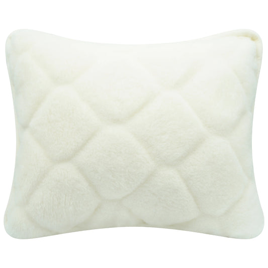 Cashmere Wool Cushion - Natural Shapes 50 x 60cm - Oakavia