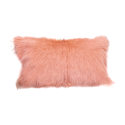 Pink Goatskin Cushion 30 x 50cm - Oakavia