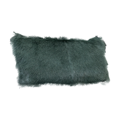 Turqoise Goatskin Cushion 30 x 50cm - Oakavia