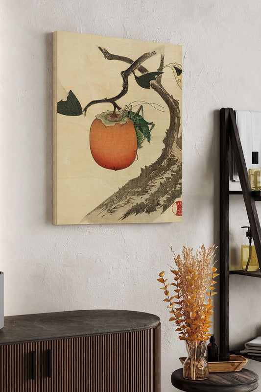 Moon, Persimmon and Grasshopper Print - Oakavia
