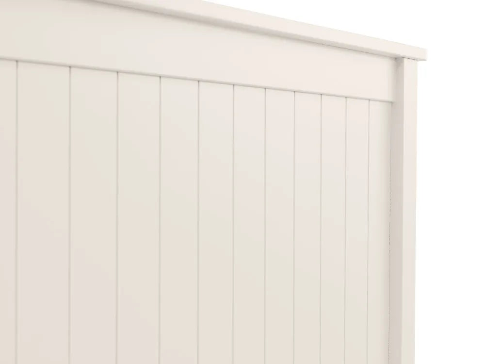 Maine 150cm King Size Bed - Surf White Julian Bowen