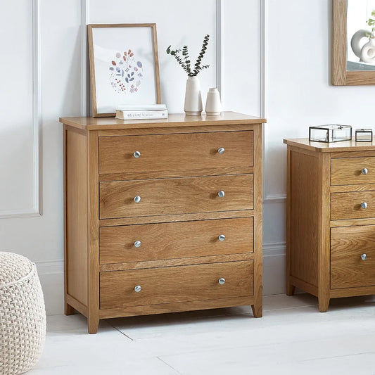 Mallory 4 Drawer Chest – Fsc Mix (Int-Coc-002320) Julian Bowen
