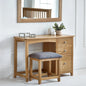 Mallory Single Pedestal Dressing Table + Stool Set – Fsc Mix (Int-Coc-002320) Julian Bowen