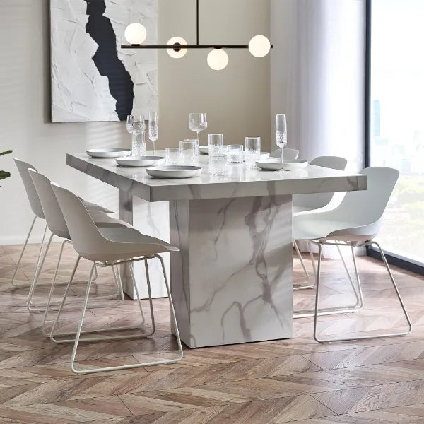 Rome Dining Table - White - product image