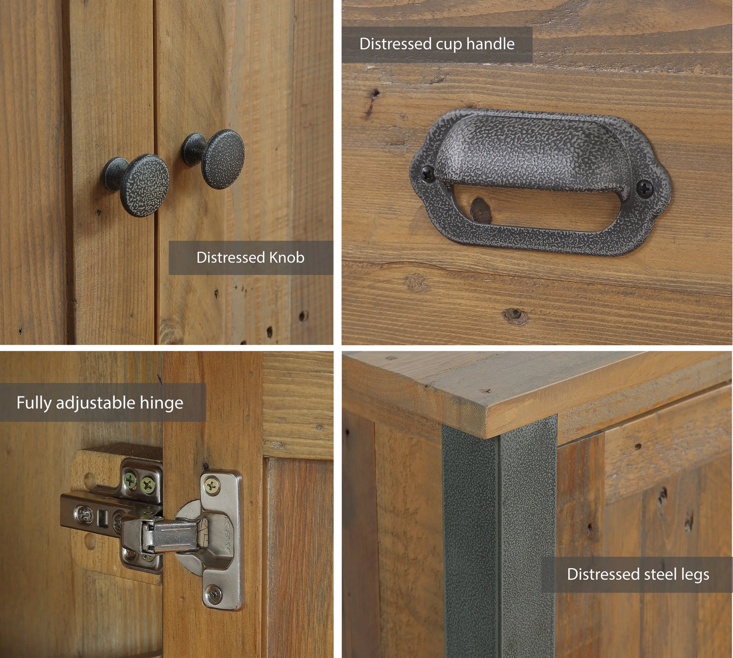 Wood Furniture UK - Shop Urban Elegance - Reclaimed Sideboard - Oakavia