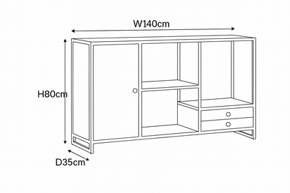 Ooki - Funky Open Console Table