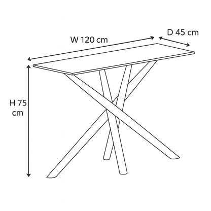Avesta White Console Table