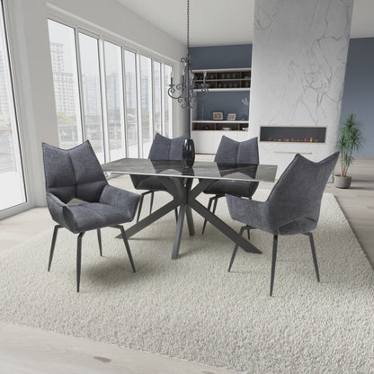Tokyo 1.8 ceramic grey table