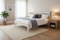 Salerno Shaker Bed 150cm King Size - Ivory