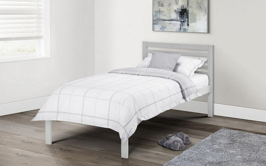Slocum Bed Light Grey 90cm Single Julian Bowen
