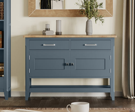 Signature Blue Small Sideboard / Hall Console Table Baumhaus