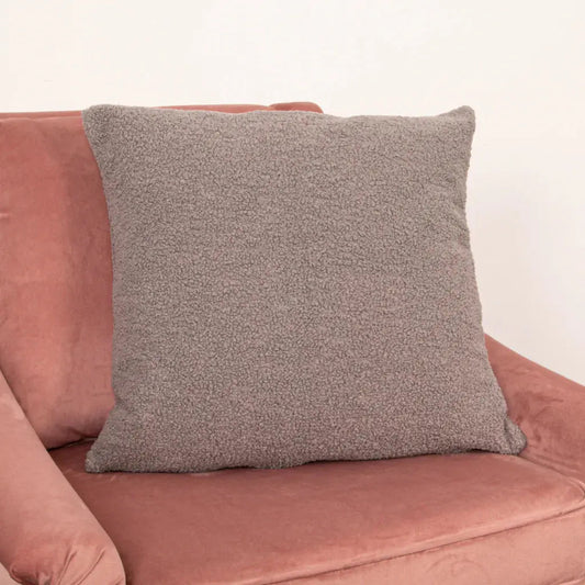 Grey Teddy Cushion Cover - Oakavia