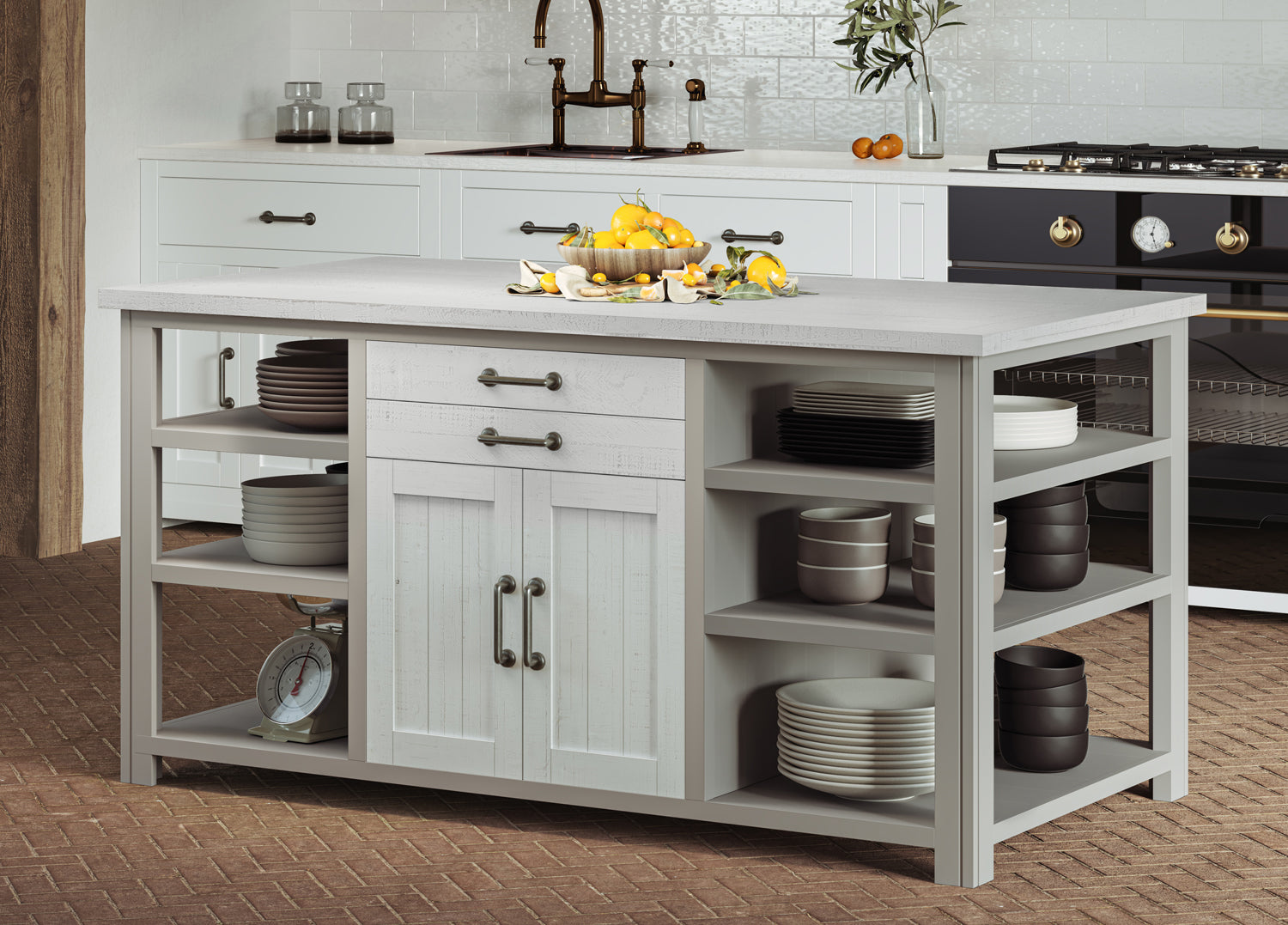 Greystone - Kitchen Island - Oakavia